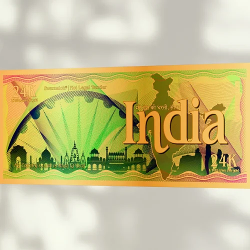 Swarnalok 24K India Souvenir Note